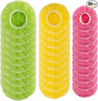 MAQIHAN 80Pcs Bowl Covers Reusable - Plastic Bowl Cover Elastic Fresh Keeping Bags Wrap Reusable Plastic Stretch Elastic Food Storage Covers Sourdough Baking Bread Proofing Rising（3 Sizes）
