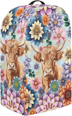 Kitchen Countertop Blender Cover Appliance Dust Protection Anti Fingerprint Easy to Clean Standard Countertop Blender Appliance Dust Cover Boho Floral Highland Cow