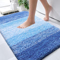 OLANLY Bathroom Rugs Mat 36x24, Extra Soft Absorbent Microfiber Bath Rugs, Rubber Backing, Quick Dry, Washable Bath Mats for Bathroom Floor, Tub and Shower, Home Decor Accessories, Light Royal Blue