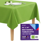 Gee Di Moda Rectangle Tablecloth - 60 x 84 Inch Lavender Table Cloth for 5 Foot Rectangle Tables - Heavy Duty Washable Fabric - for Holiday Party, Dinner, Weddings, Baby Shower & Events