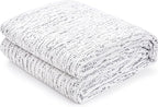 Subrtex Mattress Topper Cover Queen Size 3 Inch (Only Cover) Mattress Topper Protector Bedding Removable Encasement with Zipper Closure