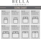 Bella Coterie Luxury Bamboo Viscose Twin XL Size Sheet Set | 100% Organically Grown | Ultra Soft | Cooling for Hot Sleepers | 18" Deep Pocket [Twilight Blue]