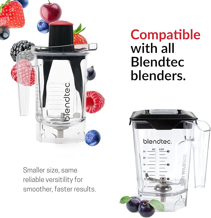 Blendtec Mini 46oz* WildSide+ & 37oz* Twister Jar Bundle, Clear