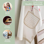 Maison d' Hermine 100% Cotton Apron for women with Pocket Kitchen Chef Apron for Men Cooking Mothers Day Gifts