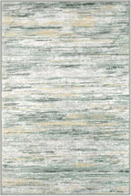 2x3 Modern Abstract Rug for Entryway, Green Yellow Super Soft Small Area Rug, Washable Non-Slip Kitchen Rugs, Low-Pile Mat for Bedside, Indoor Door Mat