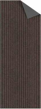 Ottomanson 2'7" x 37' Hallway Runner with Scraper Pile - Extra Durable Non-Slip Rug Mat for Indoor & Outdoor Use - Ideal for Kitchen, Entryway & Garage - High-Traffic Carpet, Brown