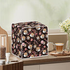 Coffee Maker Cover Christmas Coffee Machine Dust Cover Washable Folding Xmas Kitchen Decoration