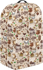 Coffee Beige Countertop Blender Cover with Drawstring Kitchen Appliance Cover Dust Protection Anti Fingerprint 9.4”Lx7.2”Wx15.9”H Fits Most Standard Kitchen Blender Appliance