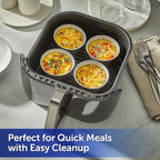 Reynolds Kitchens Air Fryer Cups, Easily Cook Individual Air Fryer Food and Non-Traditional Foods, Great for Meal Prepping and Picky Eaters, Oven-Safe and Grill-Safe, 30 Pack, 8 fl oz.