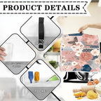 Mixer Dust Cover for 8.5-9.5 Qt Stand Mixer, Cloth Cover with 2 Storage Pockets for Stand Mixer Protective Covers Large for 8.5-9.5 Quart Mixer