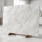 YKAJO Oval Real Marble Tray for Bathroom Kitchen Counter Stone Decorative Vanity Tray for Dresser Perfume Heavy Catchall Organizer for Soap Jewelry (Carrara White, 11.8" x 5.9")