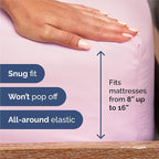 Split King Size 5 Piece Sheet Set - Comfy Breathable & Cooling Bed Sheets Set - Hotel Luxury Bedding for Women, Men, Kids, Teens, Boys & Girls - Deep Pockets and Wrinkle Free - Oeko-Tex - Light Pink