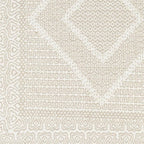Mark&Day Wool Rugs, 2x8 Nishnabotny Cottage Medium Beige Runner Area Rug, Beige Carpet for Hallway, Kitchen, Bedroom or Living Room (2'6" x 8' Runner)