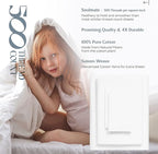 Mayfair Linen 100% Cotton Sheets California King Size Bed Set - 500 Thread Count Sheets Cal King Size 4 PC Set (White), Soft, Cooling, Hotel-Quality 16" Deep Pocket Cotton Bedsheet for Hot Sleepers