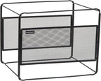 Mind Reader Hanging File Folder Organizer, Desktop Organizer, Storage, Office, Metal Mesh, Black