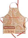 Maison d' Hermine 100% Cotton Apron for women with Pocket Kitchen Chef Apron for Men Cooking Mothers Day Gifts