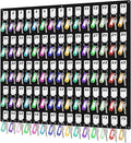 Beeveer Acrylic Key Board with 75 No Hooks Wall Mount Key Rack Holder Hanger Storage Collection for School, Garage, Car Dealer, Office, Hotel, Real Estate(Black)