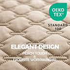 gogobunny 3X Stronger Waterproof Pet Blanket, Scratch Proof Furniture Protector for Dogs Cats, Reversible Cover 30x90 Inch, Dark Beige