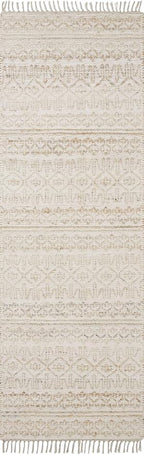 Loloi Angela Rose Rivers Collection RIV-03 Sand/Ivory 2'-6" x 7'-6" Reversible Runner Rug