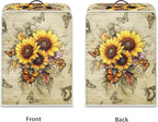 Mumeson Butterfly Sunflower Coffee Maker Cover, Universal Waterproof and Dustproof Cover for Home Garage Office Pouch with Duarble Handle Kitchen Appliance Covers