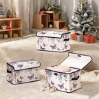 Stackable Clothes Storage Bins with Lids,Closet Organizers Fabric Box for Home and Office,Blanket Clothes Organizers,Under Bed Storage Containers 3 Pack.