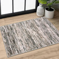 2x3 Modern Abstract Rug for Entryway, Brown Green Black White Super Soft Small Area Rug, Washable Non-Slip Kitchen Rugs, Low-Pile Mat for Bedside, Indoor Door Mat