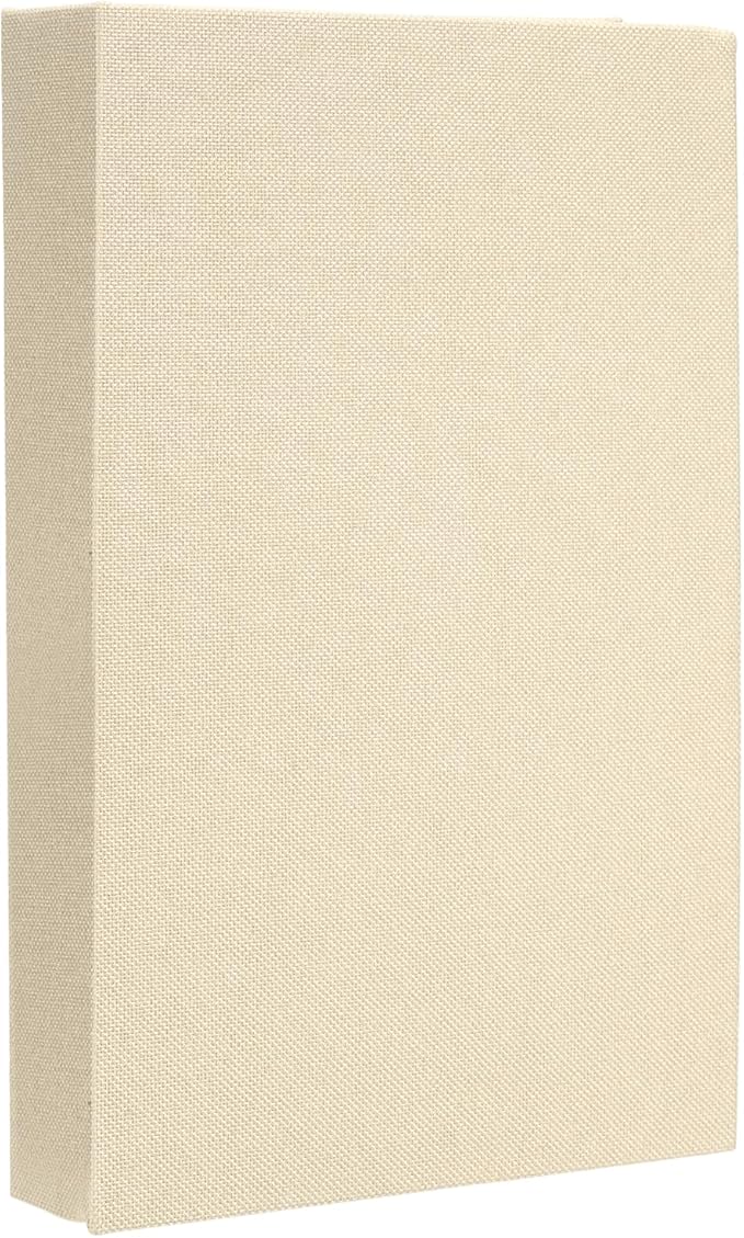 uxcell Decorative Books, 10.6 x 6.7 Linen Fake Books for Decoration Faux Decor Book for Modern Aesthetic Home Office Coffee Table Shelf Desktop Display, Beige