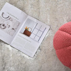 Latepis Circle Rugs 6.7ft for Living Room White with Grey Tips Faux Sheepskin Fur Round Rugs for Bedroom Fluffy Washable Rug Cute Home Décor
