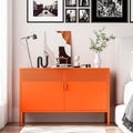 Washsemba 2 Door Accent Cabinet, 2-Tier Shelf, Music Studio