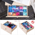 40Pcs Drawer Dividers, Adjustable Drawer Organizer for Socks, Underwear, Makeup, Can Help Tidy Kitchen, Bedroom, Dresser Blue