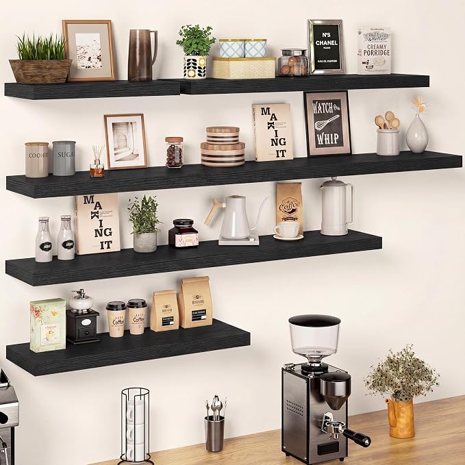 48 Inch Floating Shelves, 12 Inch Deep Floating Shelves