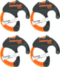 PRO (4 Pack: 4x Medium 2 Inch Diameter) Adjustable, Reusable, Cable Tie Replacements for Extension Cords or Electronics