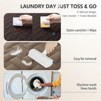 gogobunny 100% Double Sided Waterproof Dog Blanket Soft Pet Bed Cover Reversible Protect Furniture Couch Sofa Car for Puppy Cat (Dark Coffee/Light Coffee, 82x102 Inch (Pack of 1))