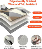 VEVOR 5 x 7 ft Area Rug Large Washable Rug Non-Slip and Tear-Resistant Soft Carpet Pet & Child Friendly Modern Area Rugs Indoor Mat for Bedroom Living Room Kids Room Entryway Charcoal Gray