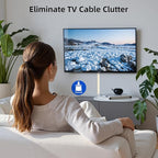 Delamu 142in Cord Hider, Beige Cable Cover for 2-3 Wires on Wall, Premium Wire Hiders Wire Covers for Cords on Wall, Easier Setup TV Cable Management Kit, W0.94 H0.47in, Beige