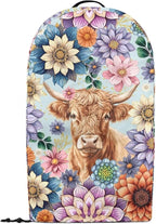 Kitchen Countertop Blender Cover Appliance Dust Protection Anti Fingerprint Easy to Clean Standard Countertop Blender Appliance Dust Cover Boho Floral Highland Cow