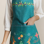 Maison d' Hermine 100% Cotton Apron for women with Pocket Kitchen Chef Apron for Men Cooking Mothers Day Gifts