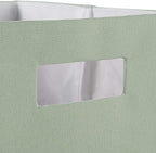 DII Collapsible Polyester Storage Cube, Solid, Lightweight and Durable, Small Square, 11x11x11, Mint