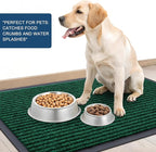 OLANLY Front Door Mat Indoor Outdoor Entrance, Waterproof Heavy Duty Doormat, Fade Resistant, Low Profile, Easy Clean Patio Porch Welcome Floor Mats for Entry, 59x20, Green