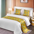Bed Runner for Guest Room，Luxury Bed Runner，Wedding Bed Runner，Embroidered Bed Runner，Breathable Washable，Hotel Decor，Bed Decorations ，for Home Hotel Decorations(C,50 * 240cm)