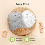 Pack and Play Sheets Fitted - 2-Pack Mini Crib Sheets for Pack N Play Mattress 38x26, Soft & Cozy, Neutral Toddler Playard Bedding, Snug Fitted Mini Baby Crib Mattress Cover Boy, Girl (Woodland)