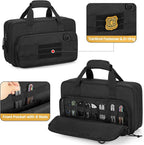 samdew Knife Display Bag for 74+ Pocket Knives, Butterfly Knife Storage Case with 3 Different Size Slots, Folding Knife Organizer Holder, Knife Collection Box with Hard PE Board, Soft Bag Only