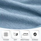 MEETSKY Oversized Chair Sofa Slipcover Washable Loveseat Couch Cover for Sofa, Furniture Protector Cover Use Thick Soft Fabric Soft Throws Cover for Dogs, Pets, 71" x 102", Blue