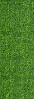 Ottomanson Artificial Grass Turf 22" x 30' Indoor Outdoor Faux Grass Rug with Drainage Holes, Customizable with Extra Long Size Options, Perfect for Patio Lawn Balcony Weddings Photoshoot Backdrop