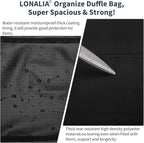 36 Inch Large Duffle Bag for Travel - 100L Extra Large Heavy Duty Duffel Bag with 2 Sides Handles, Sport Equipment Storage Bag for Camping-Black