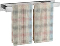 Bathroom Towel Bars,16-Inch Stainless Steel Towel Bar for Large Towel,Strong Self-Adhesive/Screws Wall Mounting,Rust-Proof,Towel Holder for Bathroom and Kitchen Storage (Chrome)