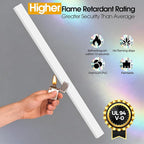 425in TV Cord Hider Wall, Cord Covers for 2-3 Wires on Wall, Easier Set-up Cable Hider Wire Covers for Cords on Wall, Paintable Cable Cover Management to Hide TV Wires, W0.95 H0.55in, White