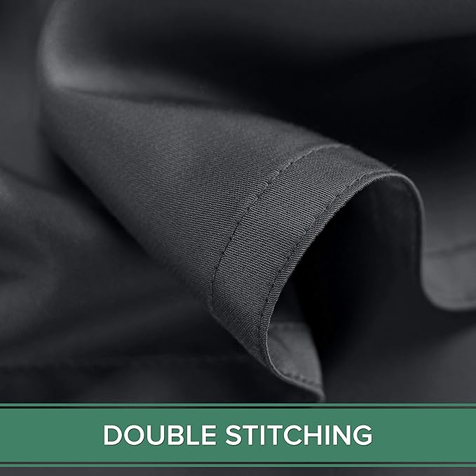 Pure Bamboo Twin XL Sheets, Genuine 100% Organic Viscose Derived from Bamboo Bed Sheet Set, Luxuriously Soft & Cooling, Double Stitching, 2 Year Quality Promise (Twin XL, Charcoal)