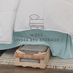Linen Market Bed Skirt - Ultra Soft Microfiber - Easy Fit with 14 Inch Tailored Drop - Hotel Quality, Shrinkage & Fade Resistant - Bed Cover - Twin Bed Skirts - Bedroom Décor - (Twin, Aqua)