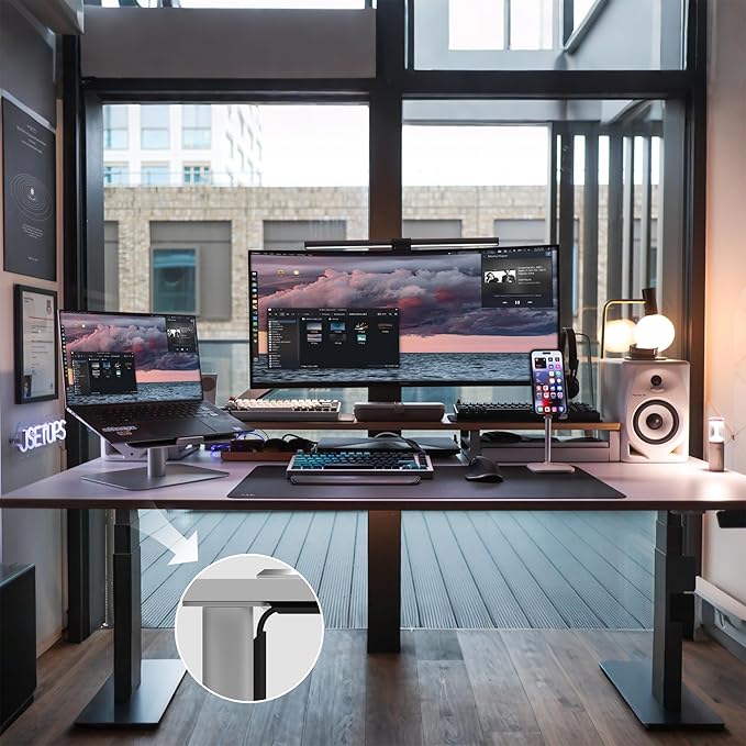 Yagee Cable Manager Self-Adhesive Kit,Spliced Installation for All Types of Office Cable Management,Customized Cable Outlet,All-in-one Desktop Cable Manager Kit.
